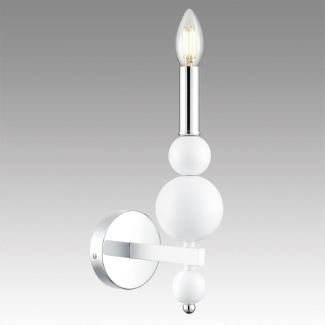 8260/1W MODERNI LN26 белый/хром, металл Бра E14 1*40W 220V NANA LUMION 