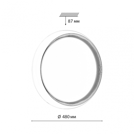 Накладной светильник Sonex Tofiq White 7650/EL 