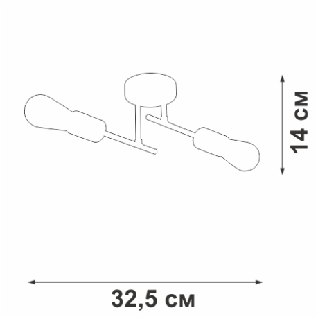 Потолочный светильник Vitaluce V3006-1/2PL 