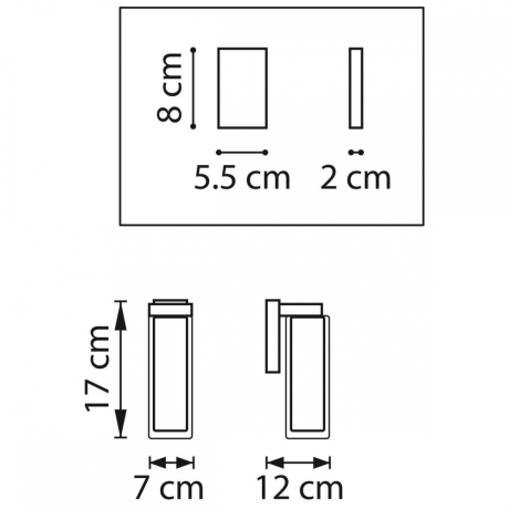 Бра Lightstar Cilino 756617 