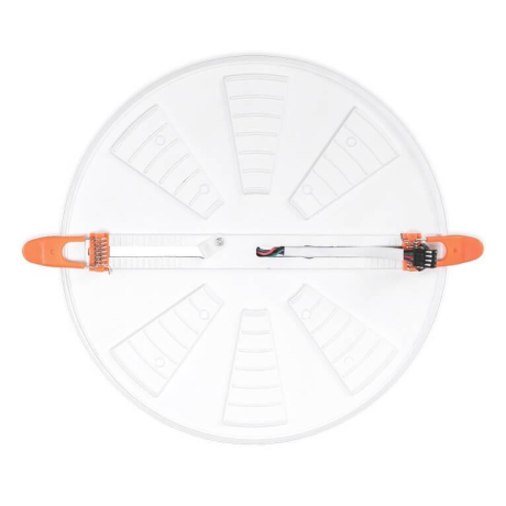 Встраиваемый cветодиодный светильник с регулируемым крепежом и подсветкой Ambrella light Downlight DCR303 