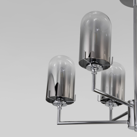 Люстра на штанге со стеклянными плафонами Eurosvet Pluto 60156/6 (a065043) 