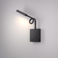 Настенный светодиодный светильник Elektrostandard Knob 40118/LED черный (a058943)