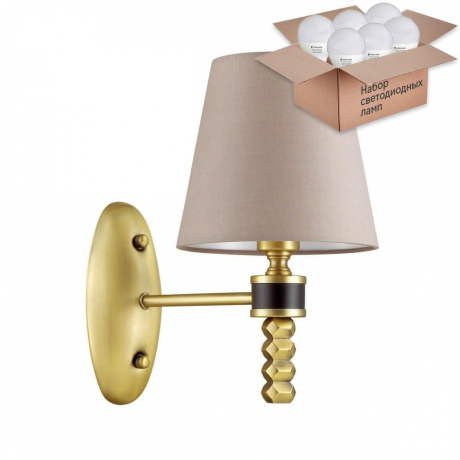 Бра с лампочкой Lumion Montana 4429/1W+Lamps E14 P45 