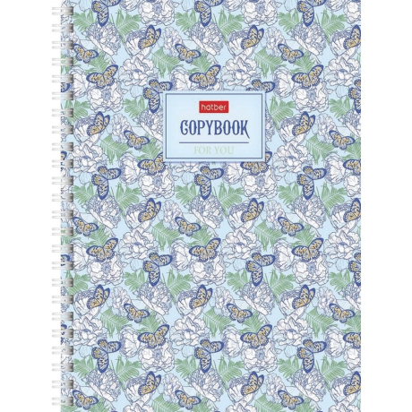 Нарушена упаковка!  <319893> Тетрадь А5, 96 л., HATBER, гребень, клетка, обложка твердая, "В аромате грез", 96Тт5В1гр_24205 (113830)