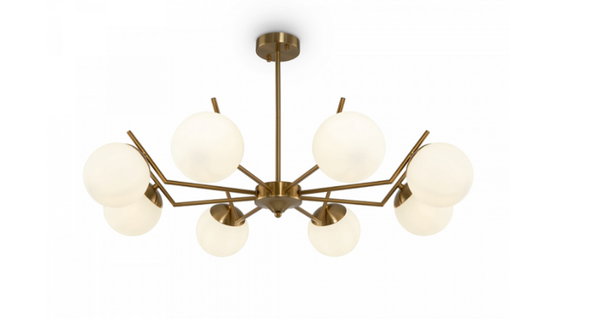 Люстра на штанге Freya Mon FR5173PL-08BS 