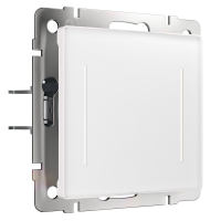 Сенсорный выключатель двухклавишный с подсветкой (белый) W4522001 Werkel