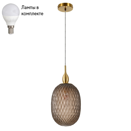 Светильник подвесной с лампочкой DIVINARE 5818/06 SP-1+Lamps 