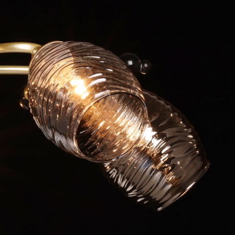 Люстра потолочная с лампочками DeMarkt 463012505+Lamps 