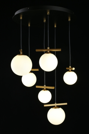 Люстра подвесная с Led лампочками в комплекте APLOYT APL.643.03.06+Lamps 