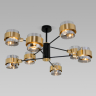 Люстра на штанге Eurosvet 70127/8 черный/дымчатый (a060653) 