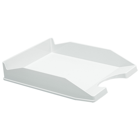 Нарушена упаковка!  <370889> Лоток горизонтальный для бумаг КОМПЛЕКТ 2 шт., BRAUBERG "Modern", 346х254х61 мм, белый, 238026 (238026)