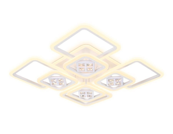 Потолочная светодиодная люстра с пультом д/у Ambrella light Ice FA289 