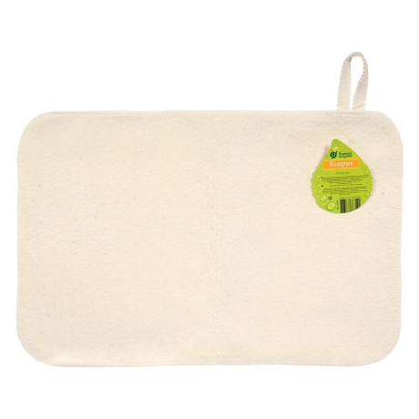 Нарушена упаковка! <296599> Коврик для сауны 49,5х33 см''Банные штучки'', войлок 41002