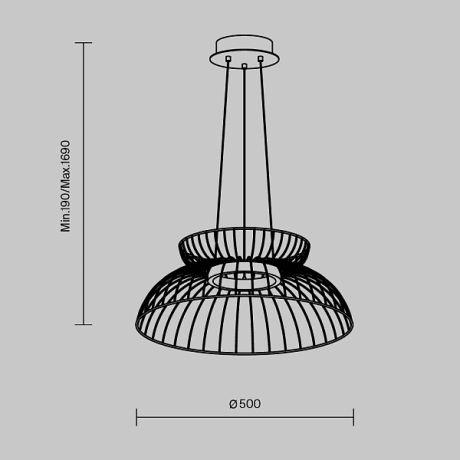 Подвесной светильник Freya Citrus FR5398PL-L6B 