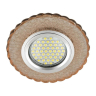 Встраиваемый светильник с LED подсветкой Fametto Luciole DLS-L140 Gu5.3 Glassy/Tea (UL-00003876) 