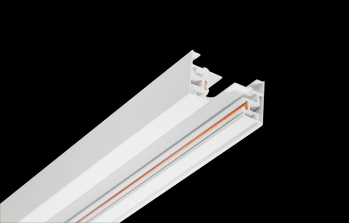 1м. Однофазный шинопровод Crystal Lux CLT 0.11 01 L1000 WH 