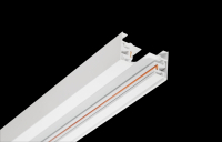 1м. Однофазный шинопровод Crystal Lux CLT 0.11 01 L1000 WH