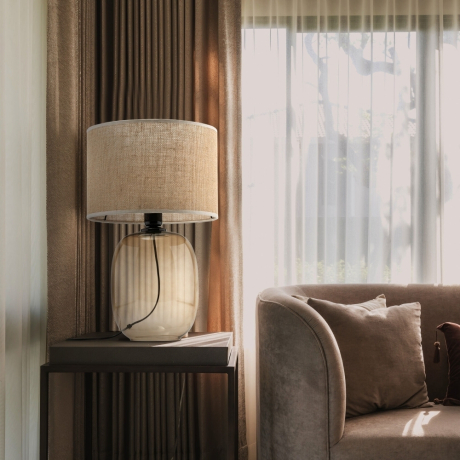 Настольный светильник с тканевым абажуром TK Lighting Melody 5986 (a066783) 