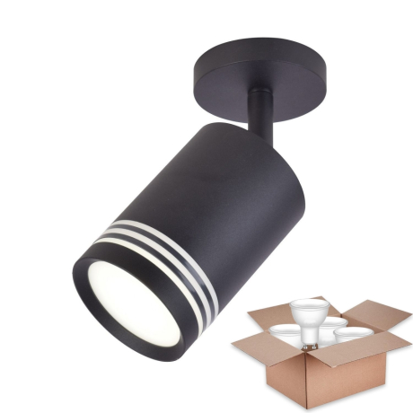 Спот с лампочкой  Favourite Darar 3066-1U+Lamps Gu10 