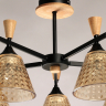 Люстра на штанге с лампочками DeMarkt 635015605+Lamps 