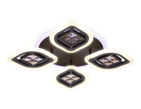 Потолочная светодиодная люстра с пультом д/у Ambrella light Ice FA281 