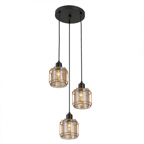 Подвесной светильник Citilux Таверна CL542232 Черный+Бронза 