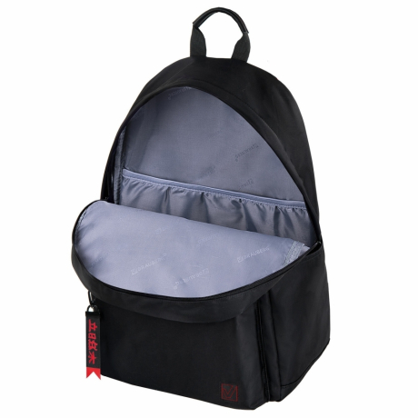 Нарушена упаковка!  <723195> Рюкзак BRAUBERG FASHION CITY универсальный, карман-антивор, Anime Girl, черный, 44х31х16 см, 272568