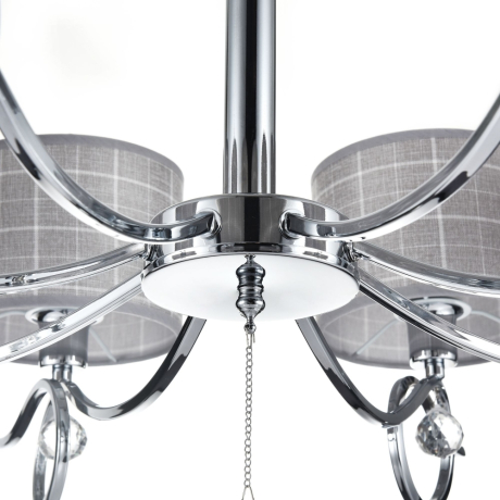 FR5906-PL-08-CH Подвесная люстра Freya Bertrand (FR906-08-N) 