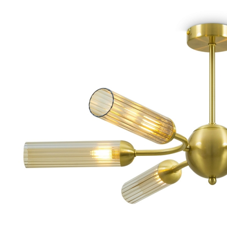 Люстра нга штанге Freya Borgy FR5379CL-06G 