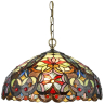 Подвесной светильник с лампочками Velante Тиффани 825-806-02+Lamps E27 P45 