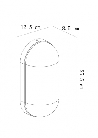 Уличный настенный светильник с лампочкой Arte lamp A2481AL-1GO+Lamps