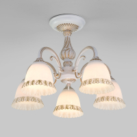 Потолочная люстра Eurosvet Campina 60107/5 белый с золотом a045771