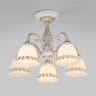 Потолочная люстра Eurosvet Campina 60107/5 белый с золотом a045771 