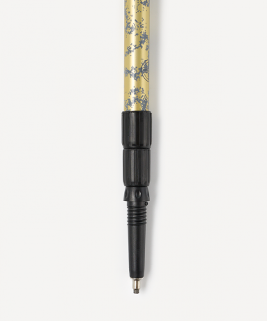 Нарушена упаковка!  <772205> Треккинговые палки Travel Pacemaker, 65-135 см, 3-секционные, светло-серый/лайм Berger ЦБ-00004475