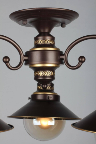 Люстра потолочная со светодиодными лампочками E27, комплект от Lustrof. №36867-657097 