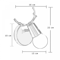 Бра с рожками Deer A White ImperiumLoft DEER01 (181037-26)