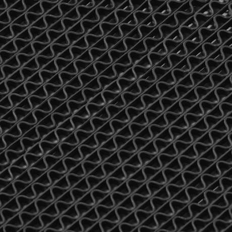 Нарушена упаковка!  <296234> Коврик-дорожка ПВХ  Zig-Zag 5 мм 0,9*10 м, против скольжения, черный VORTEX 22157