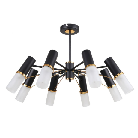 Люстра на штанге с лампочками F-Promo Viator 2558-8P+Lamps E14 Свеча 