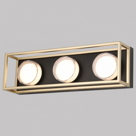 Накладной светильник iLedex Link 4778-50x15 MBK+SGD 