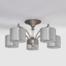 60080/5 сатин-никель Потолочная люстра Eurosvet Adagio 