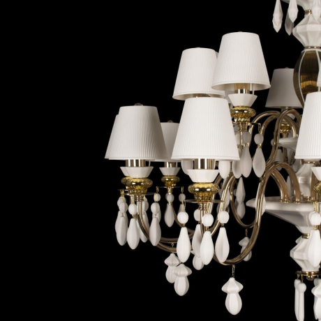 Подвесная люстра с белыми плафонами Loft IT Grace 10203/12+8 White 