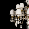 Подвесная люстра с белыми плафонами Loft IT Grace 10203/12+8 White 