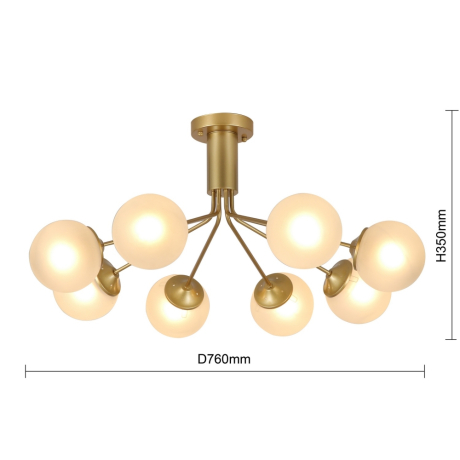 Потолочная люстра F-Promo Pax с поддержкой Маруся 2631-8U-М 