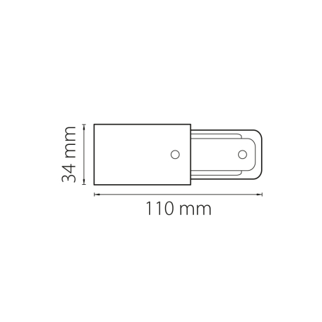 Однофазное боковое питание Barra Lightstar 502116 