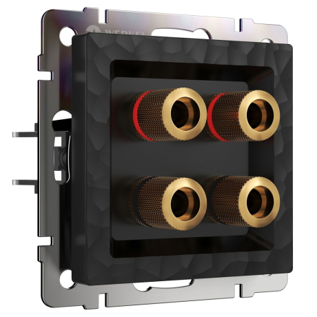 Акустическая розетка (черный) Hammer Werkel W1285008