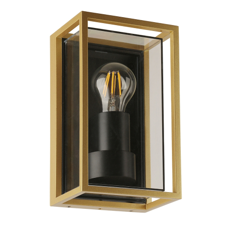 Уличный настенный светильник с лампочкой Arte lamp A2322AL-1GO+Lamps