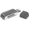 Нарушена упаковка!  <217303> Картридер DEFENDER Ultra Swift, USB 2.0, порты SD, MMC, TF, M2, XD, MS, 83260 (512029)