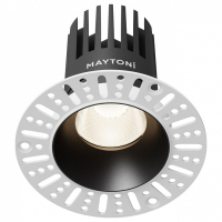 Встраиваемый светильник Maytoni Technical Dip DL121-15W-4K-TRS-B