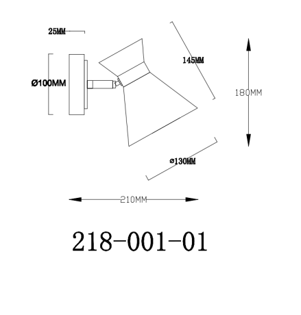 Спот с LED лампой. Комплект от Lustrof №391180-709340 